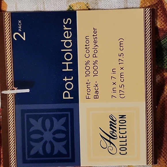 Fall Pot Holders & Oven Mitt. - Picture 7 of 9